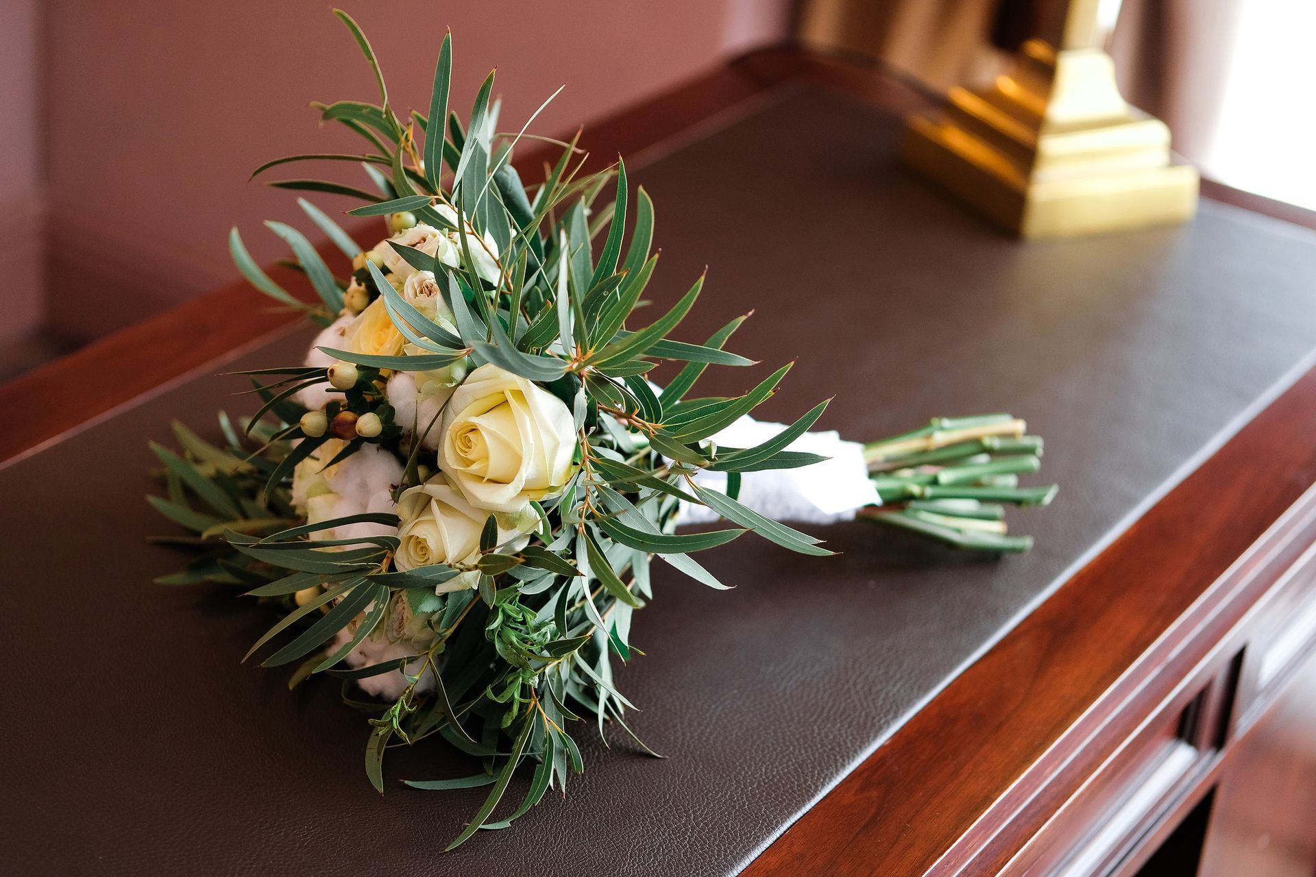 Bouquet On The Table | Wyong, NSW | Bowden Funerals Pty Ltd