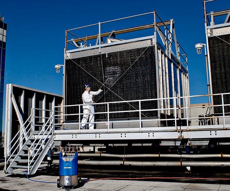 Empty, dirty truck trailer interior. Long, rectangular space with a dark, far end and faded light.