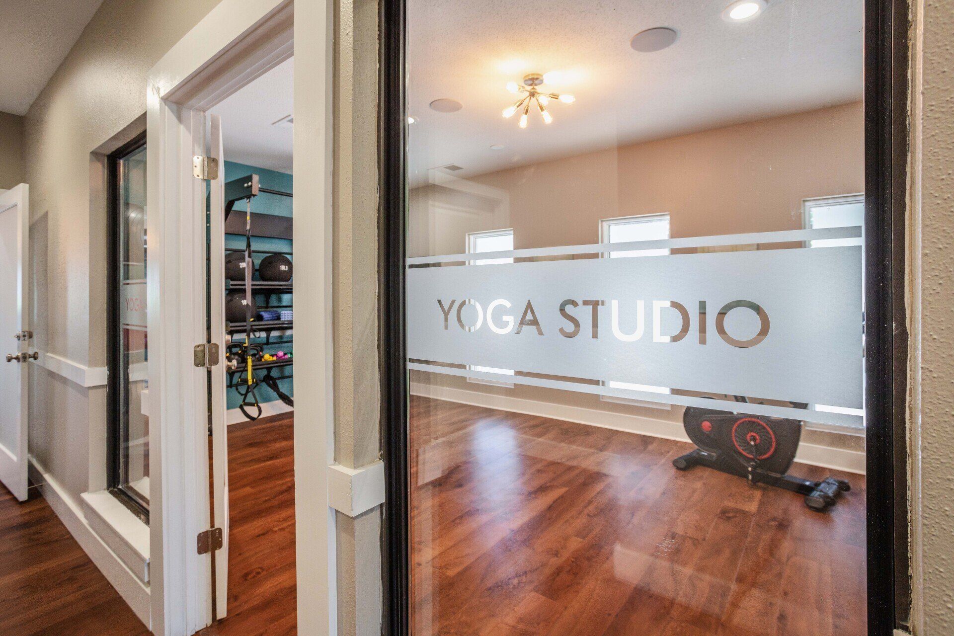 Yoga studio at Timber Hollow in Fairfield, OH.