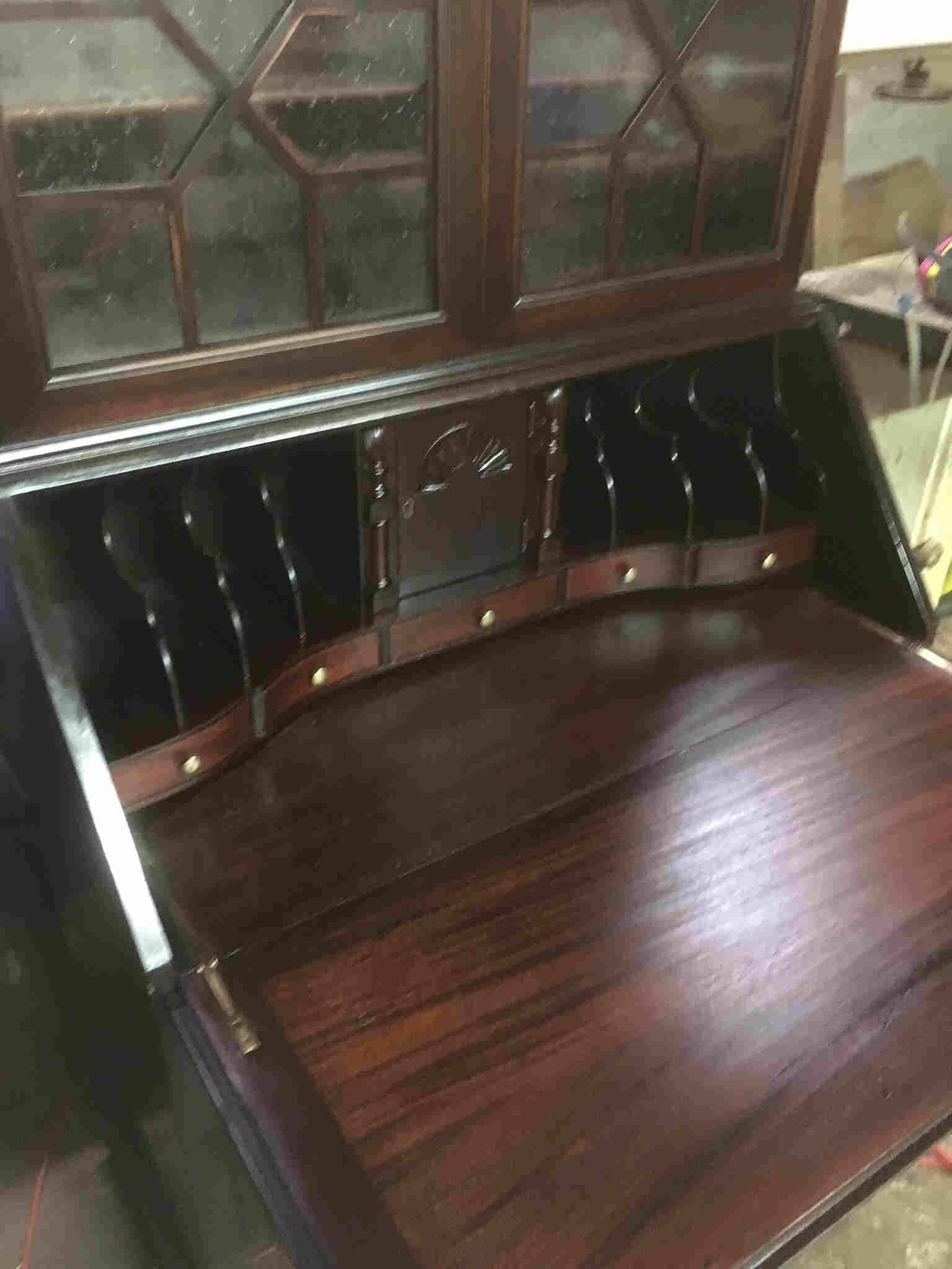 Close up look of antique cabinet — Furniture Refinishing in Charlottesville, VA