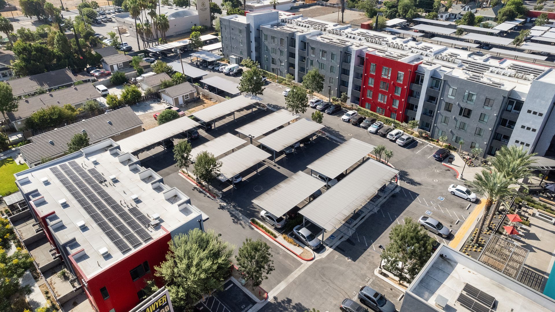 swimming pool and lounge chairs