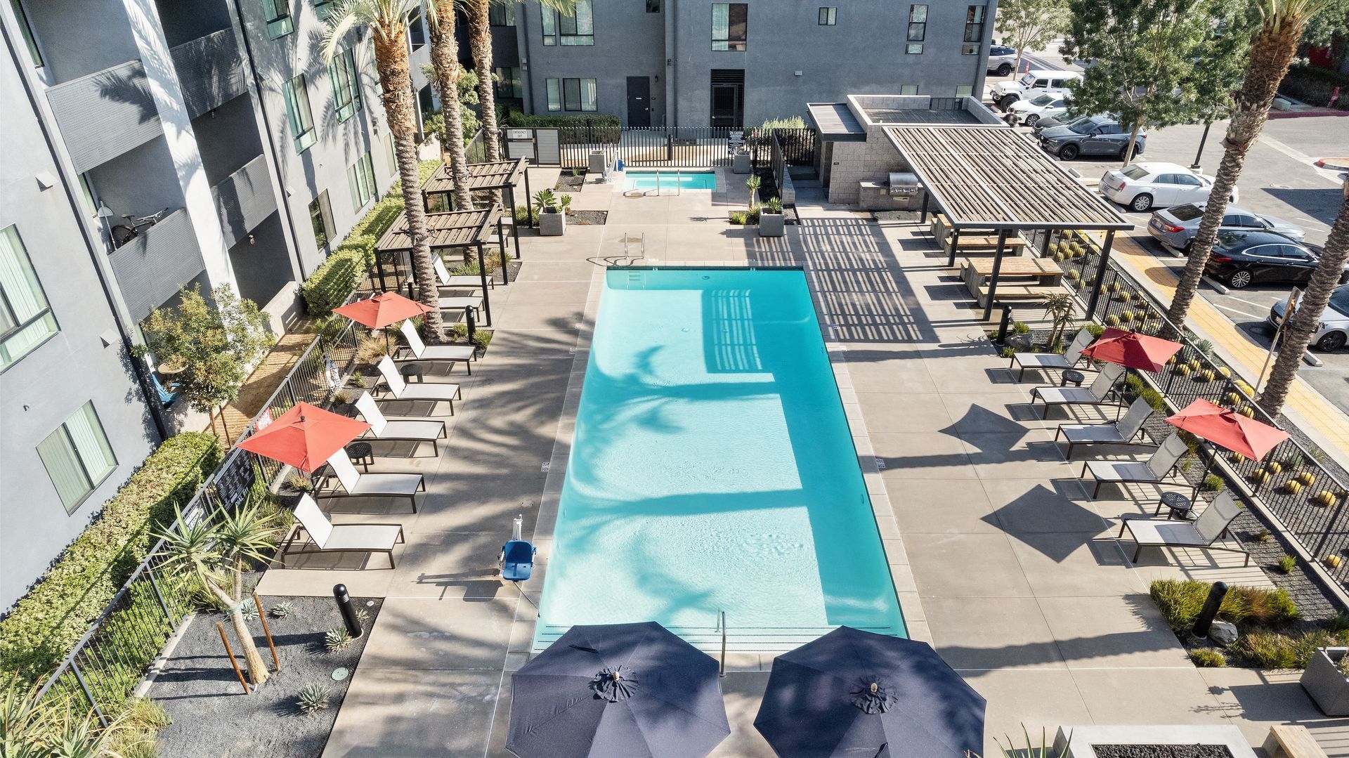 storage lockers and drive in gate