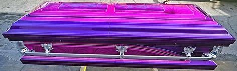 custom casket wrap