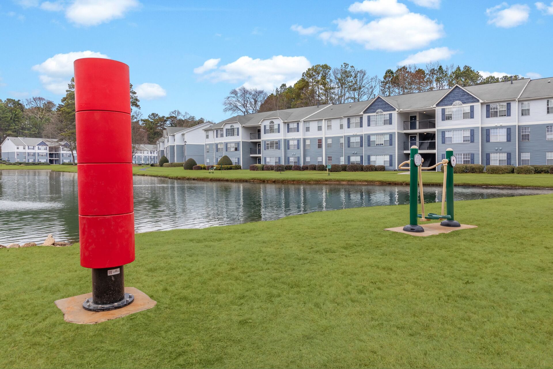 The Bentley at Marietta | Apartment Community Lake View with Swing