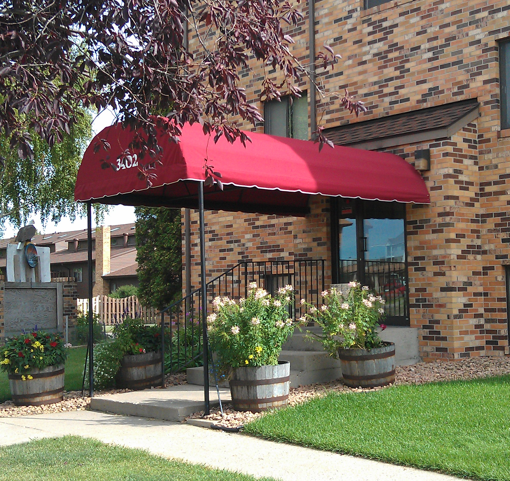 Red Store Canopy — Moorhead, MN — Olson Awning & Canvas