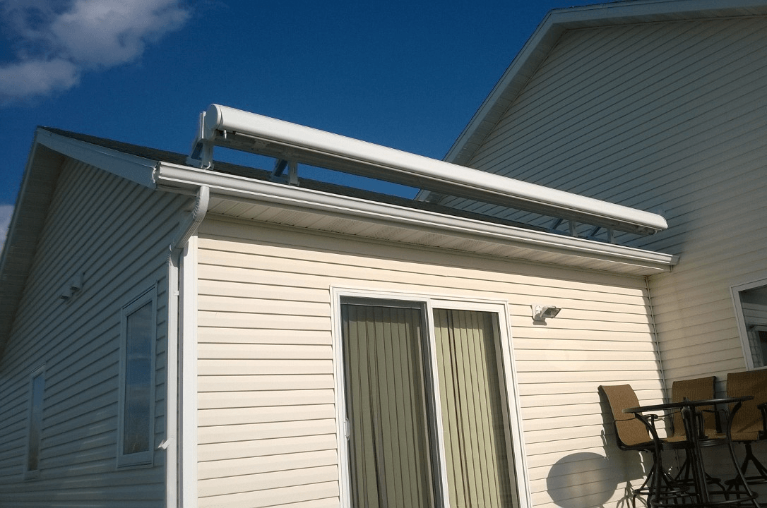 Retracted Awning — Moorhead, MN — Olson Awning & Canvas