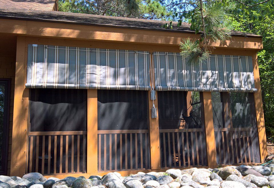 Rolled Porch Curtain — Moorhead, MN — Olson Awning & Canvas