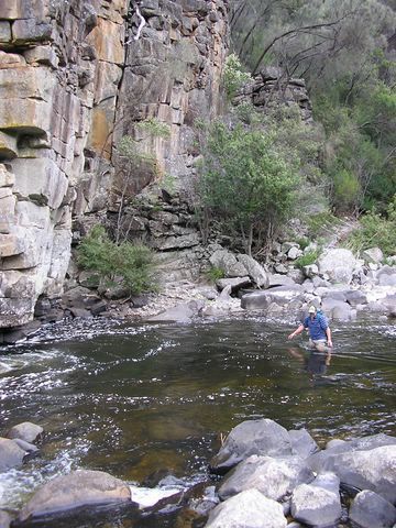 Crossing the North Esk River — Lenah Valley, TAS — ECOtas