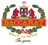 a logo for baccarat dolce far niente the game .