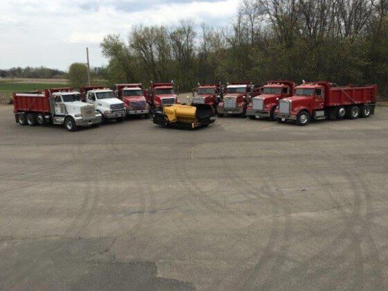 DMJ Driveway Paver with DMJ Trucks - Paving and Asphalt Company in Medina, MN