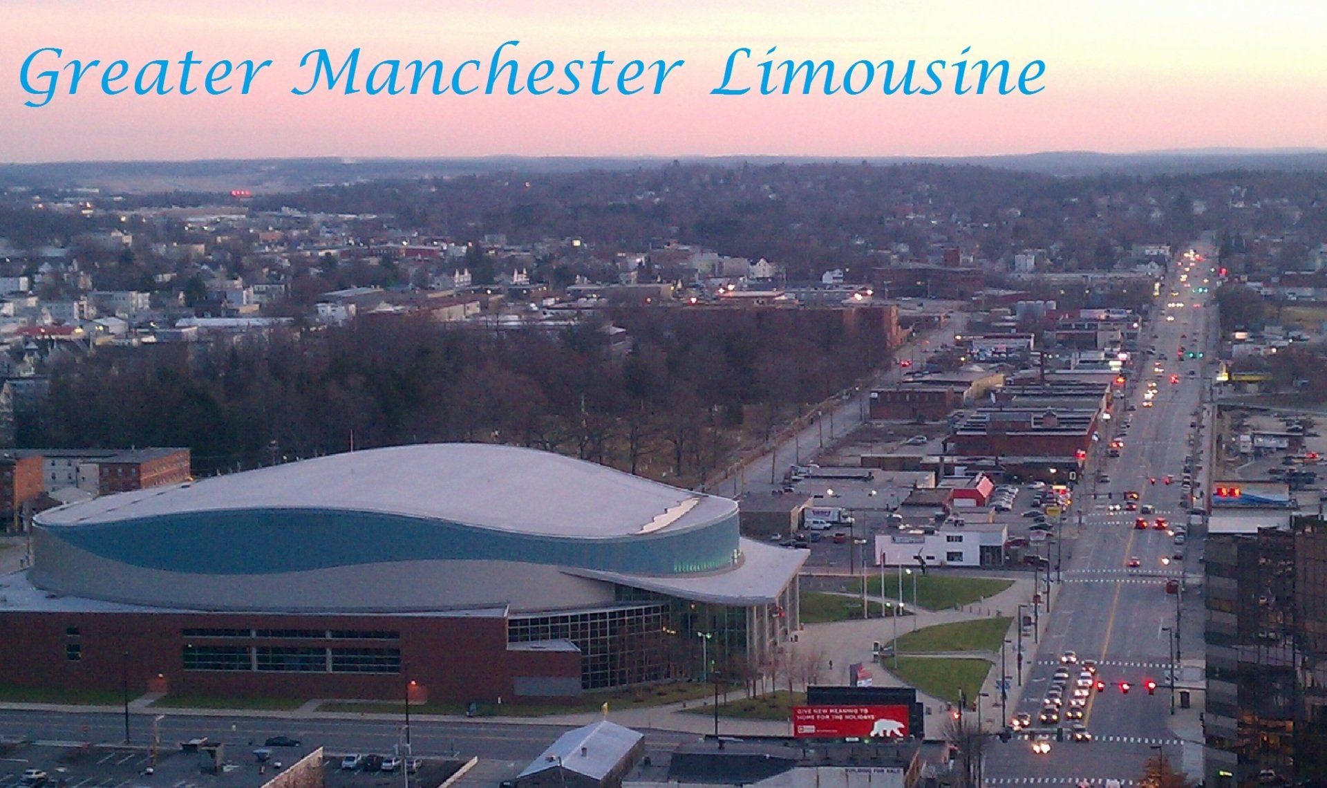 Original logo of our company looking out over Manchester