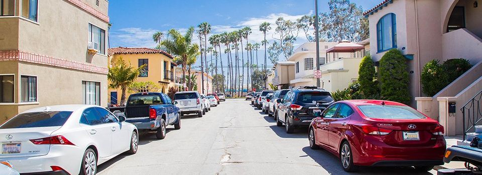 Neighborhood Street in Long Beach