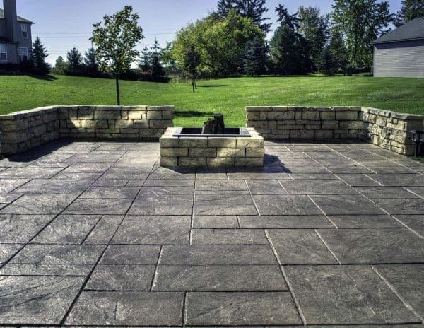 concrete patio