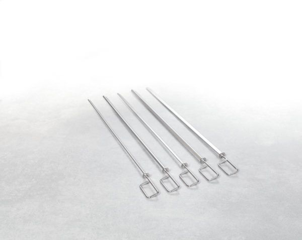 Grill- und Tandoori-Spieße, 3 x Spieß rund 5 mm, 530 mm lang