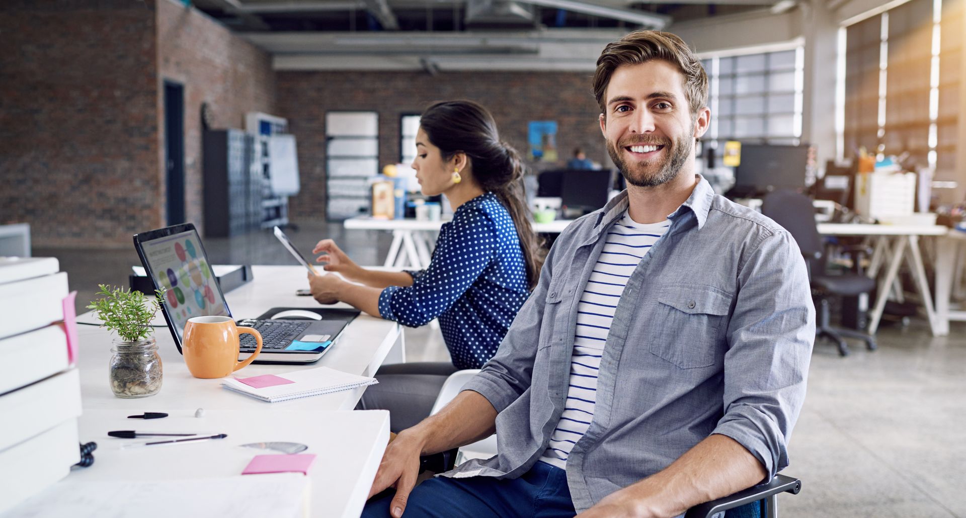 Employee at a digital marketing agency
