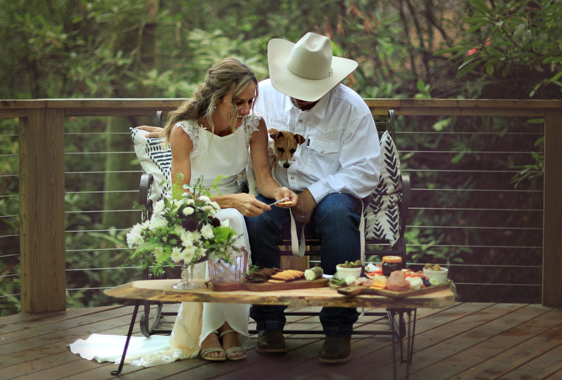 Waterfall Elopement in Blue Ridge Mountain at Meraki Escape