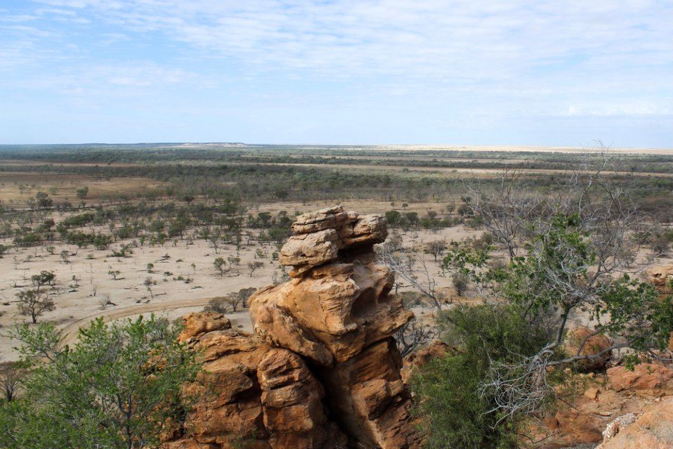 A Large Rock Formation in the Middle of a Desert Landscape — Action Air N Elec in Maroochydore, QLD