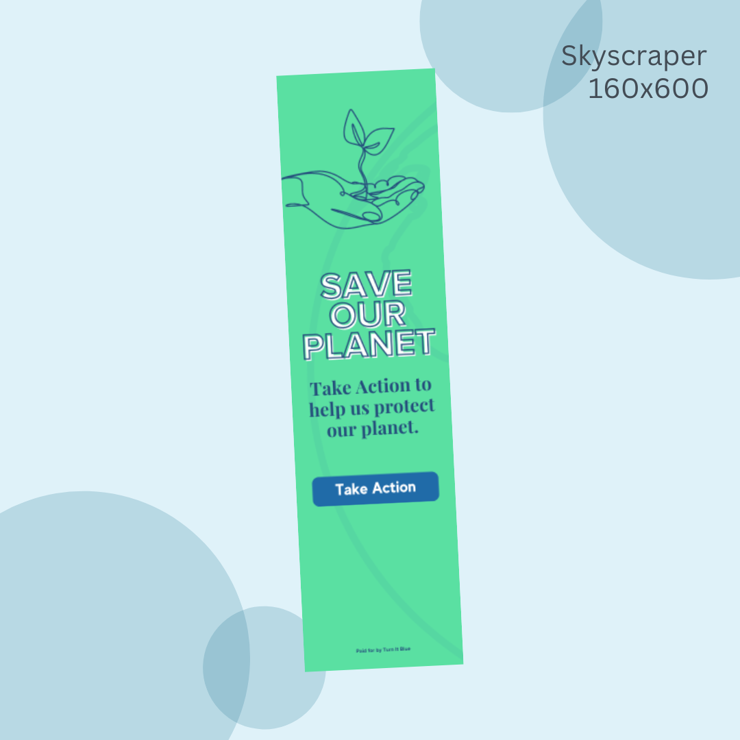 A green bookmark that says save our planet on it