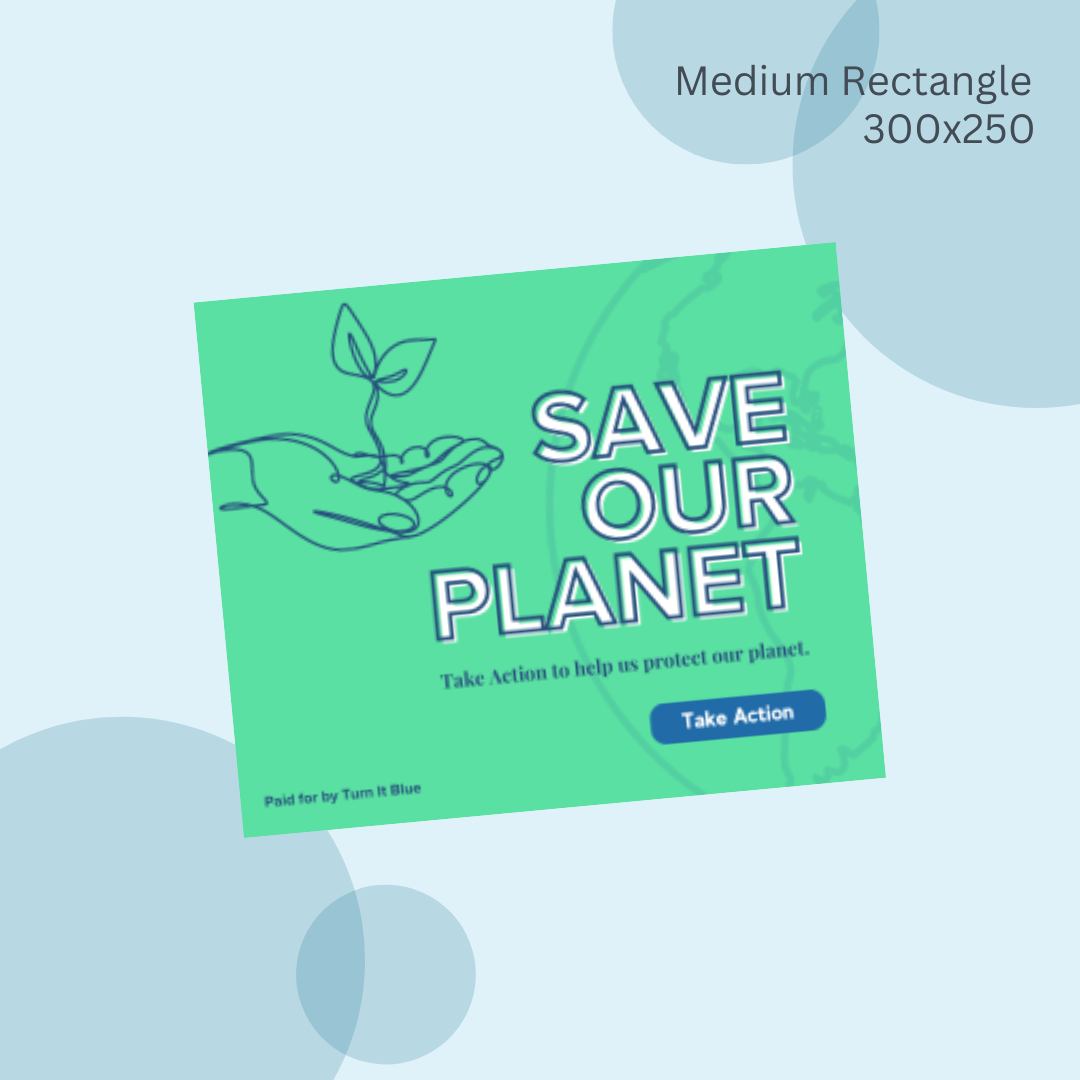 A green poster that says save our planet on it