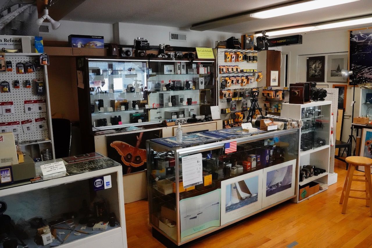 A store filled with lots of display cases and shelves