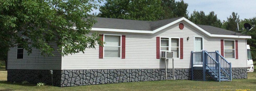 Replace Mobile Home Skirting at Jones Mobile Home Near Jackson, TN