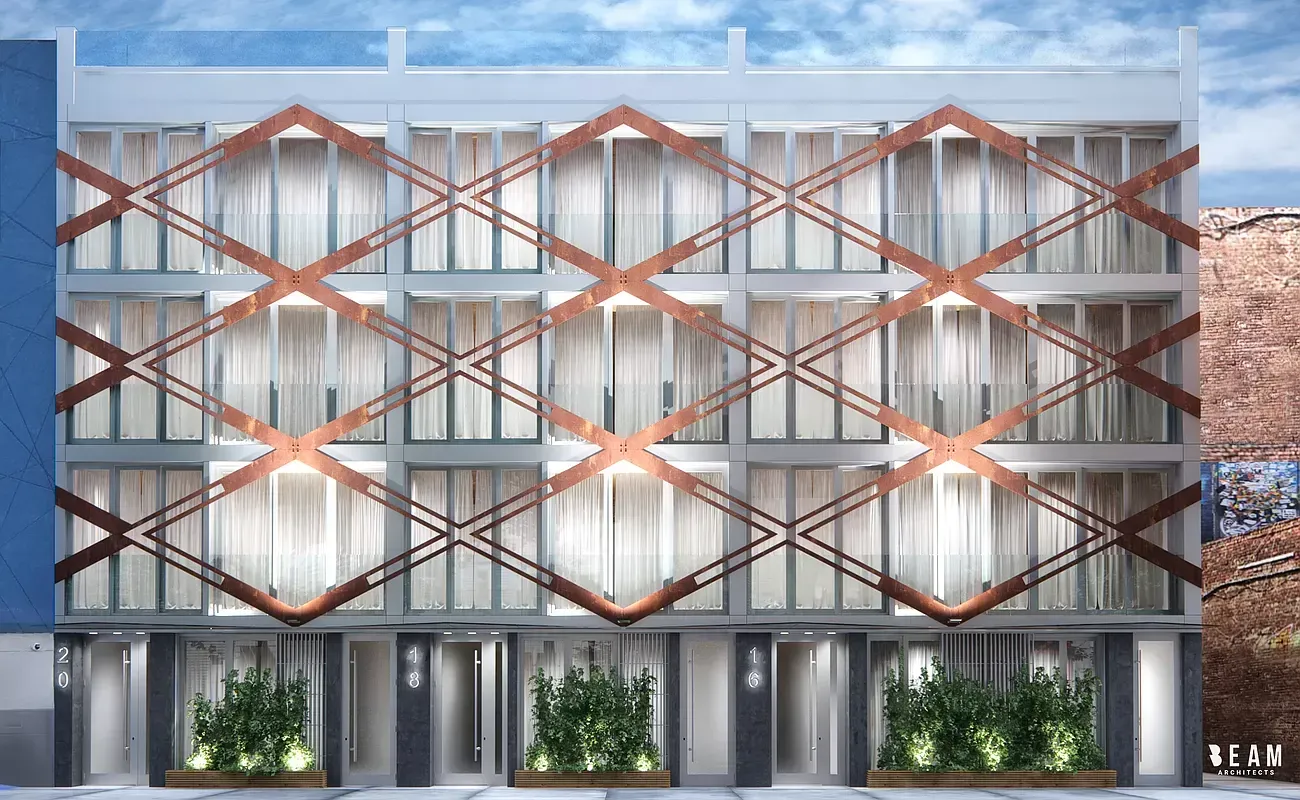 16,18 & 20 Melrose Street, Brooklyn: 3, 6-unit Condo Buildings 