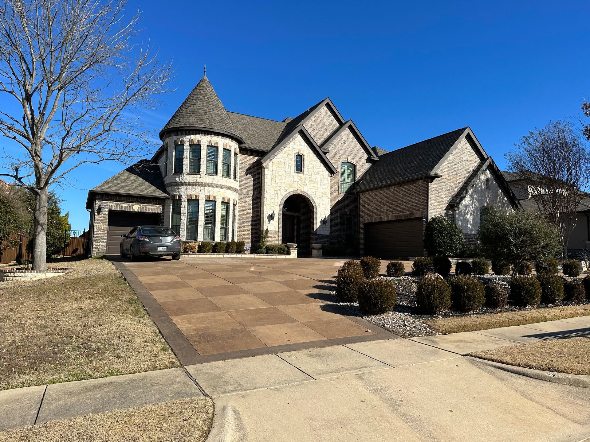big house in texas that we replaced the roof