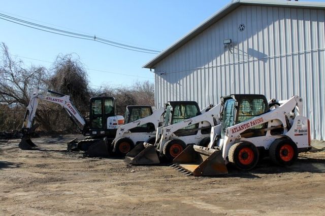 Excavator Trucks — Peabody, MA — Atlantic Paving Corp.