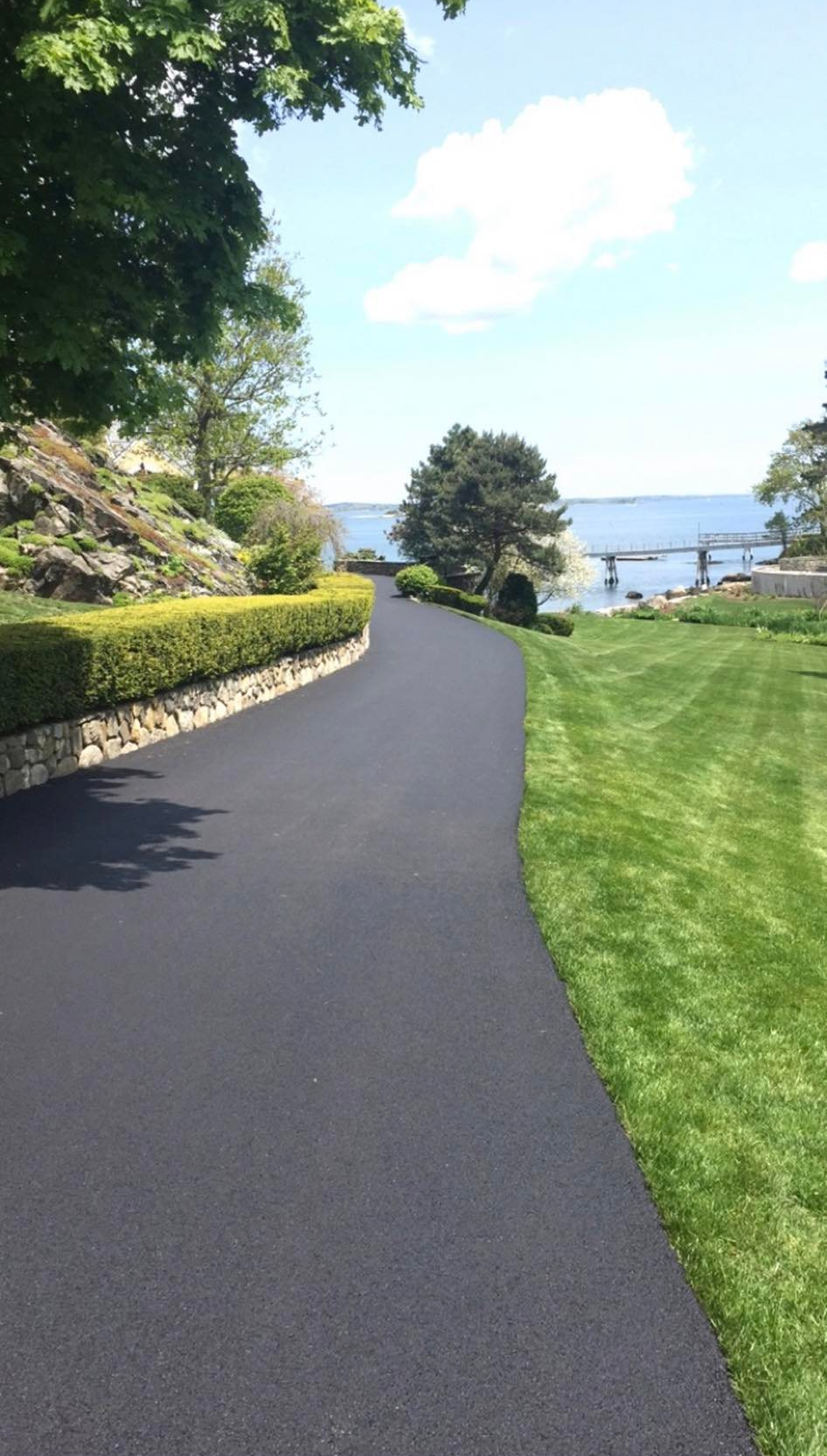 Asphalt Paving On Residential Driveway — Peabody, MA — Atlantic Paving Corp.