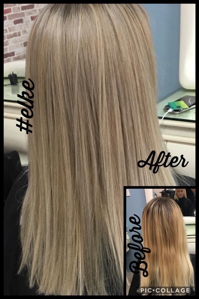 Before & After Hair Cut & Colour — Hairdresser in Emerald, QLD