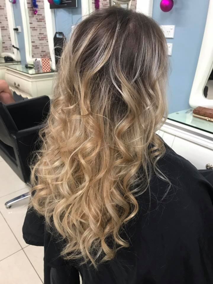 Blonde Curls — Hairdresser in Emerald, QLD