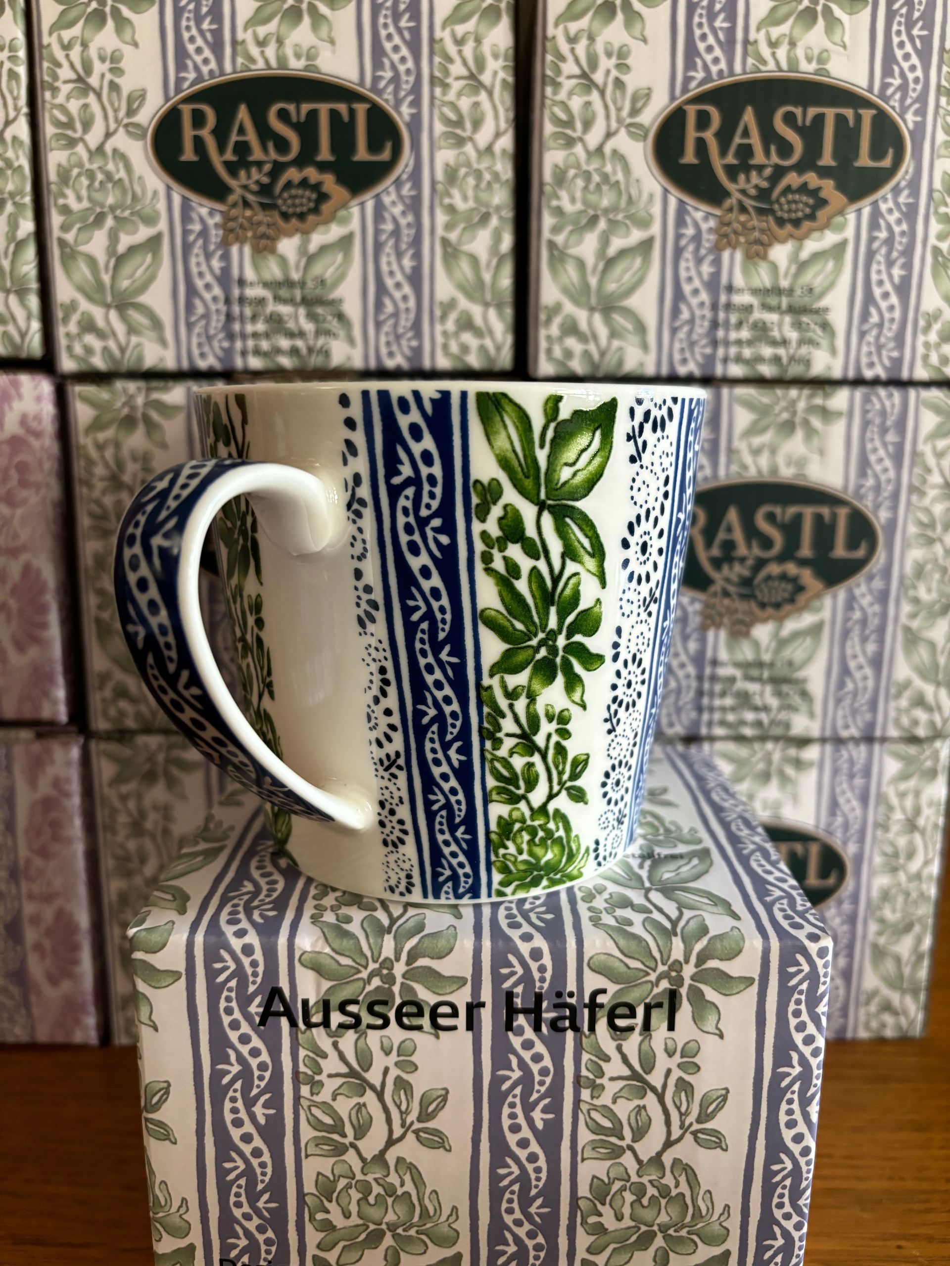 Ausseer Häferl - grün/blau