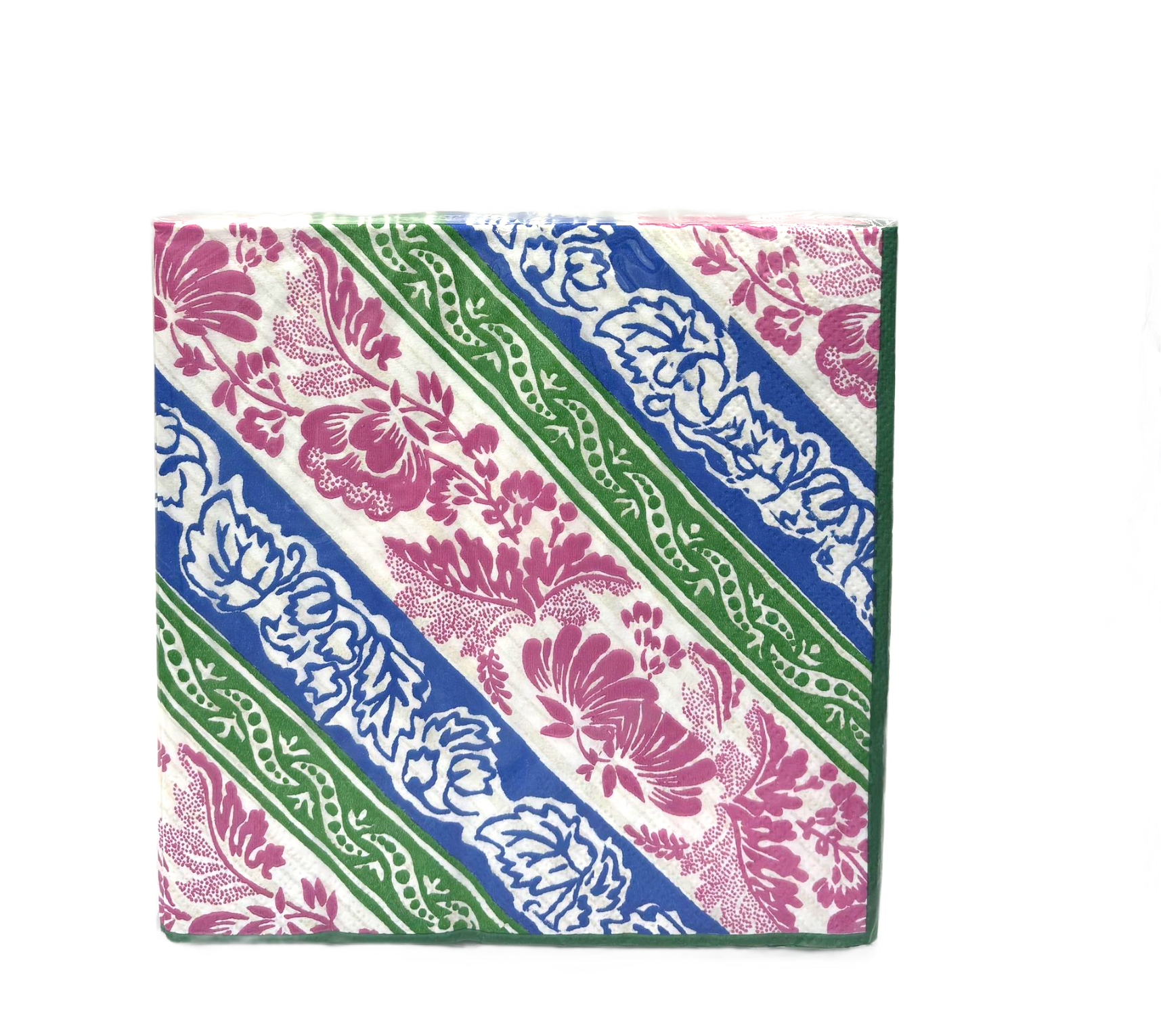 Ausseer Servietten - rosa/lila/grün