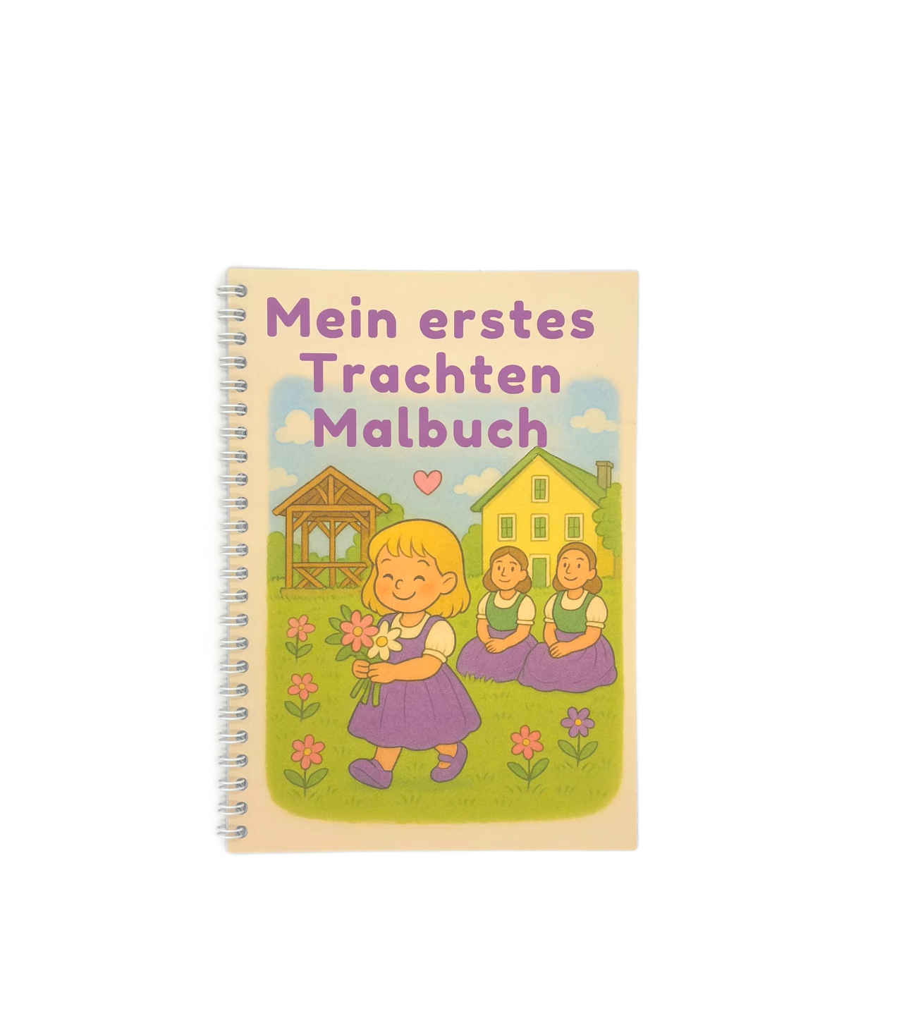 Kinder Trachten Malbuch