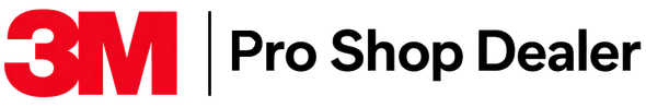 3M Pro Shop Dealer logo with red 3M text and black dealer lettering on a white background