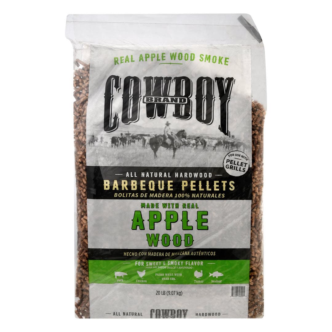 Bag of Cowboy Apple Barbecue Pellets