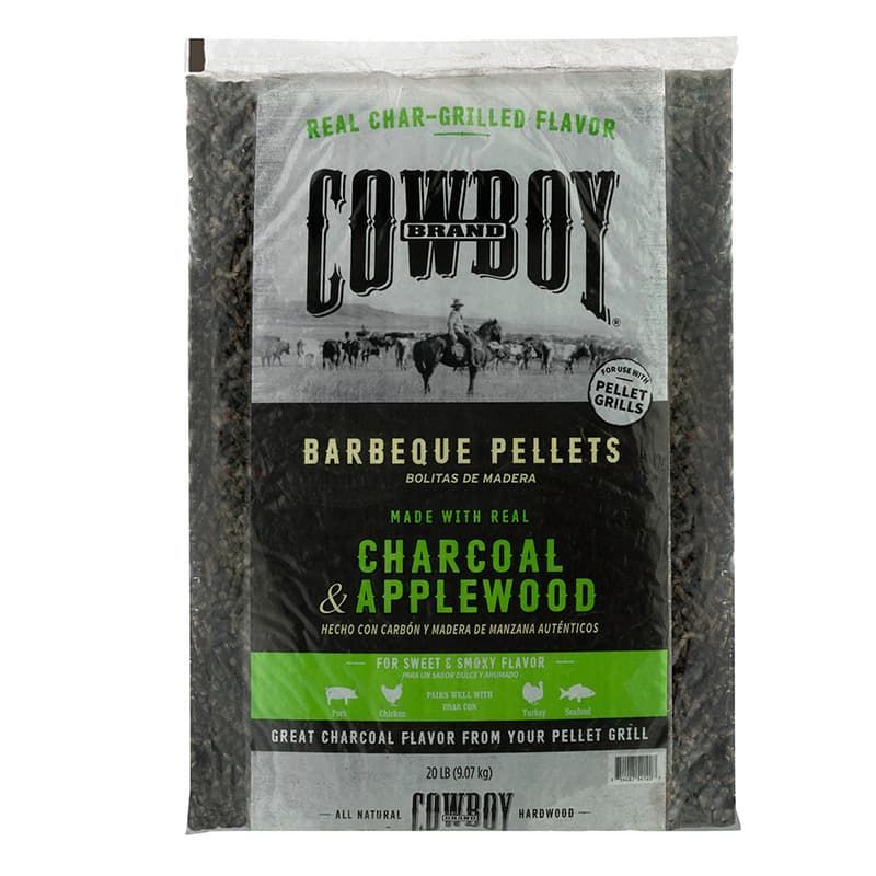 Bag of Cowboy Charcoal & Apple wood Pellets 