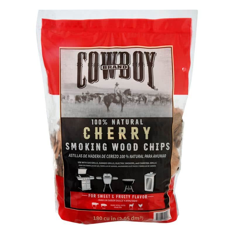 Bag of Cowboy 100% Natural Cherry Smoking Wood Chips