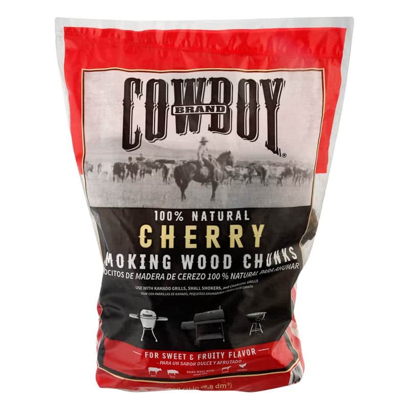 Cowboy Cherry Smoking Wood Chunks 600 cu in Bag