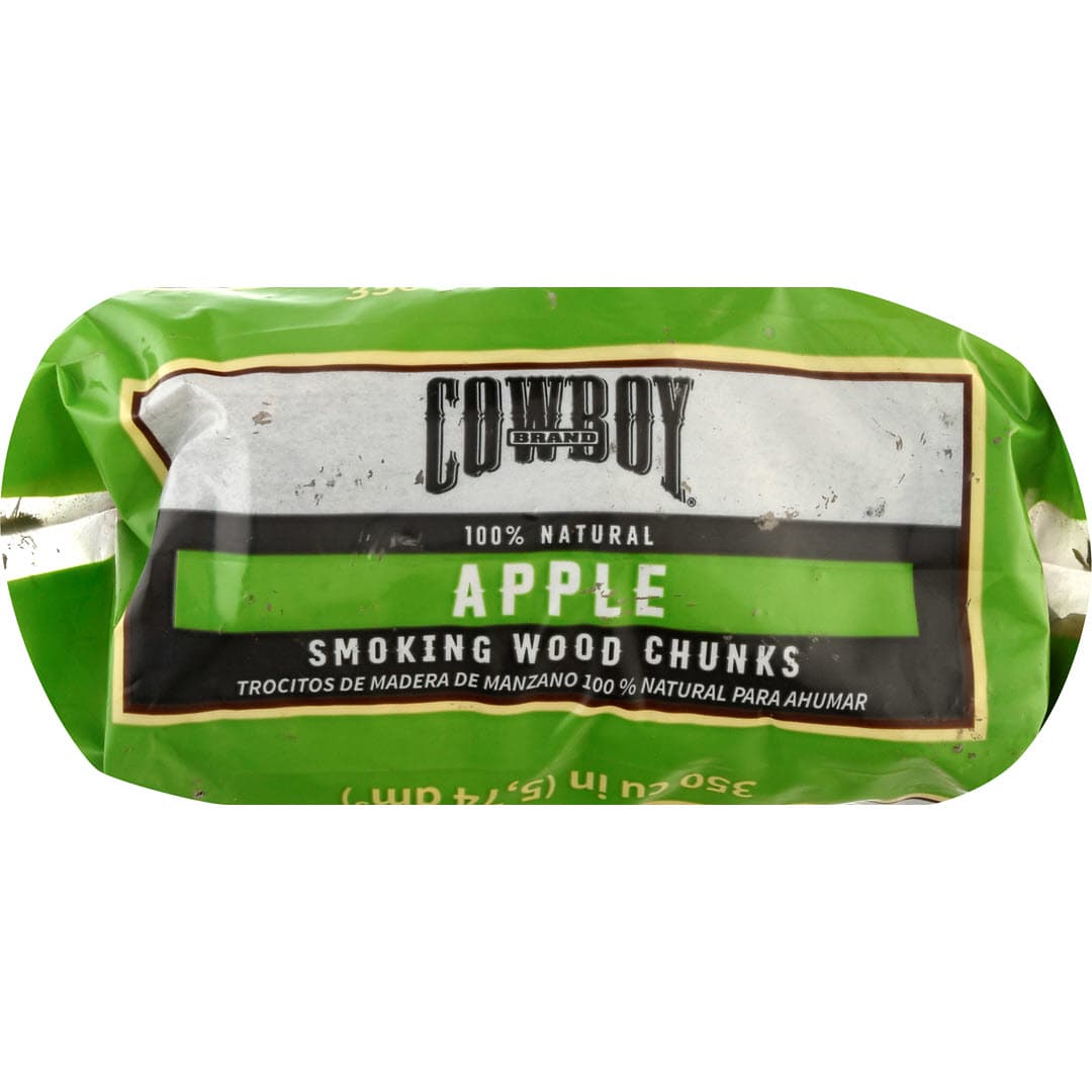 Bottom of Bag of Cowboy Apple Smoking Wood Chunks