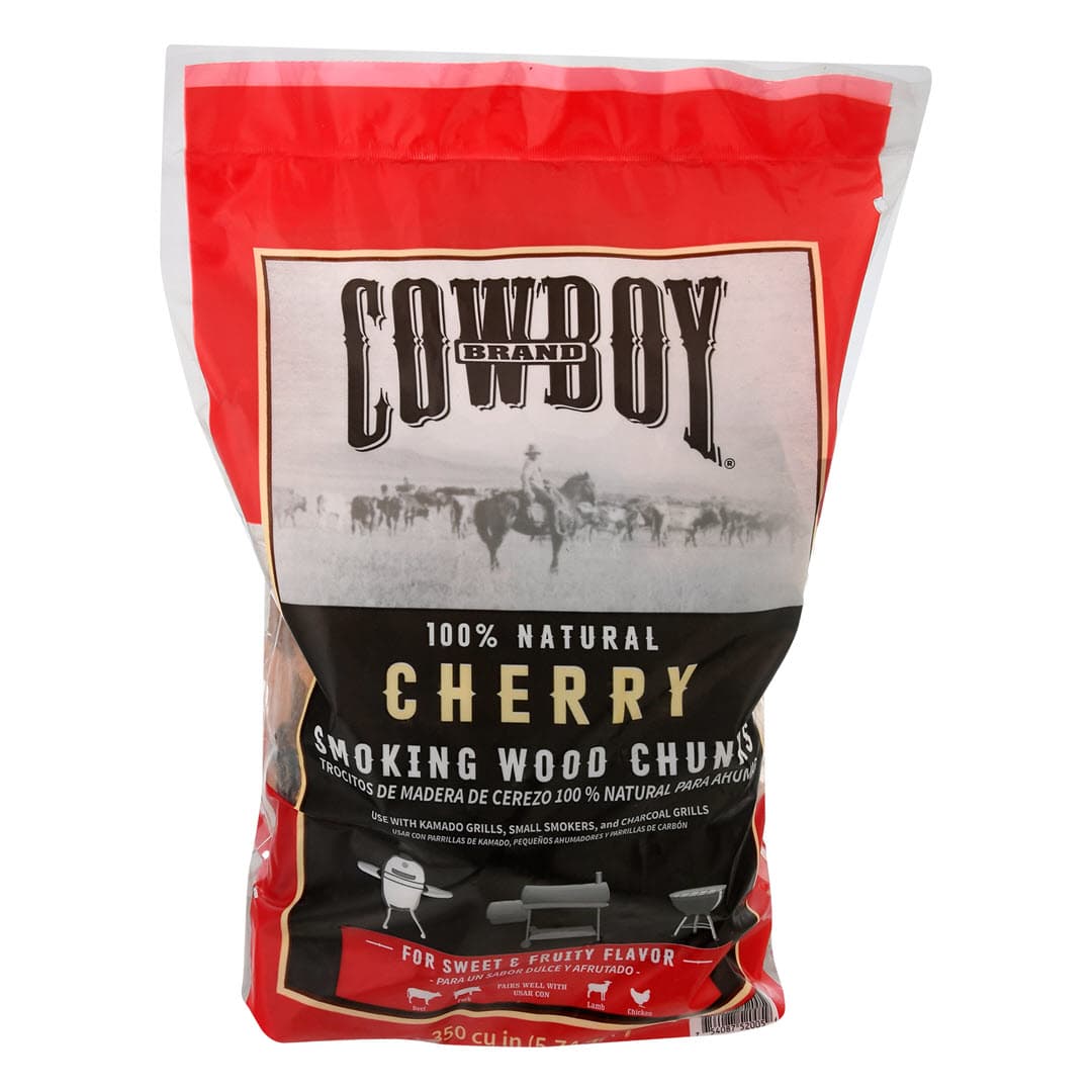 Cowboy Cherry Smoking Wood Chunks Bag
