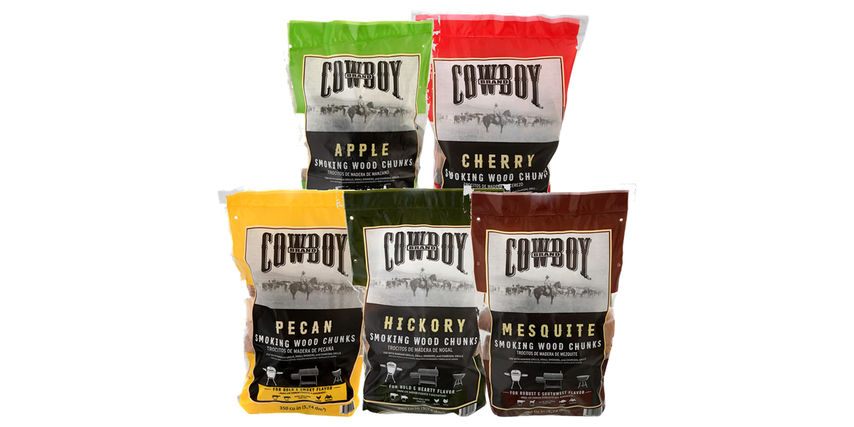 Assortment of Cowboy Smoking Wood Chunks