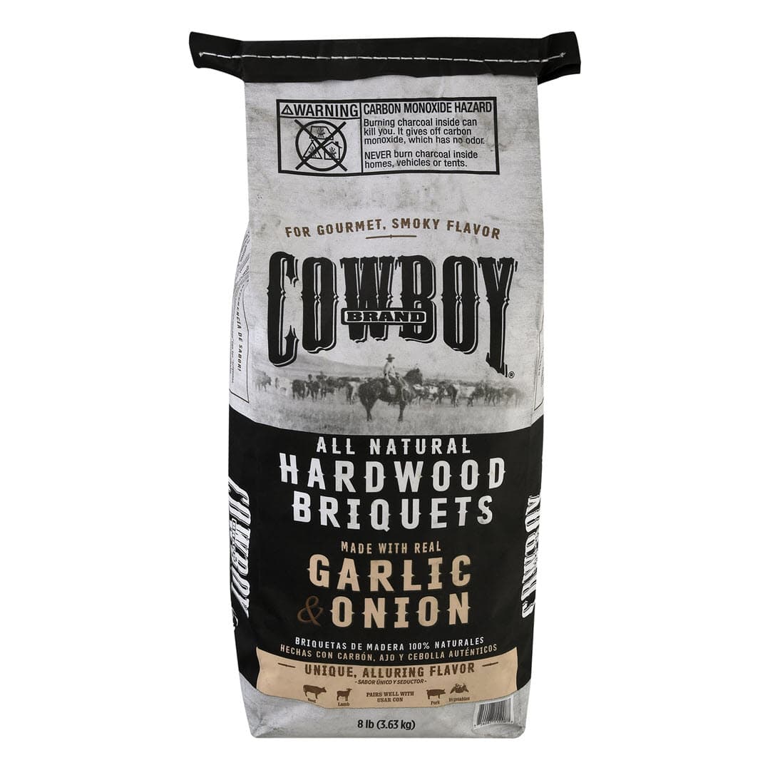 Cowboy Garlic & Onion Hardwood Briquets