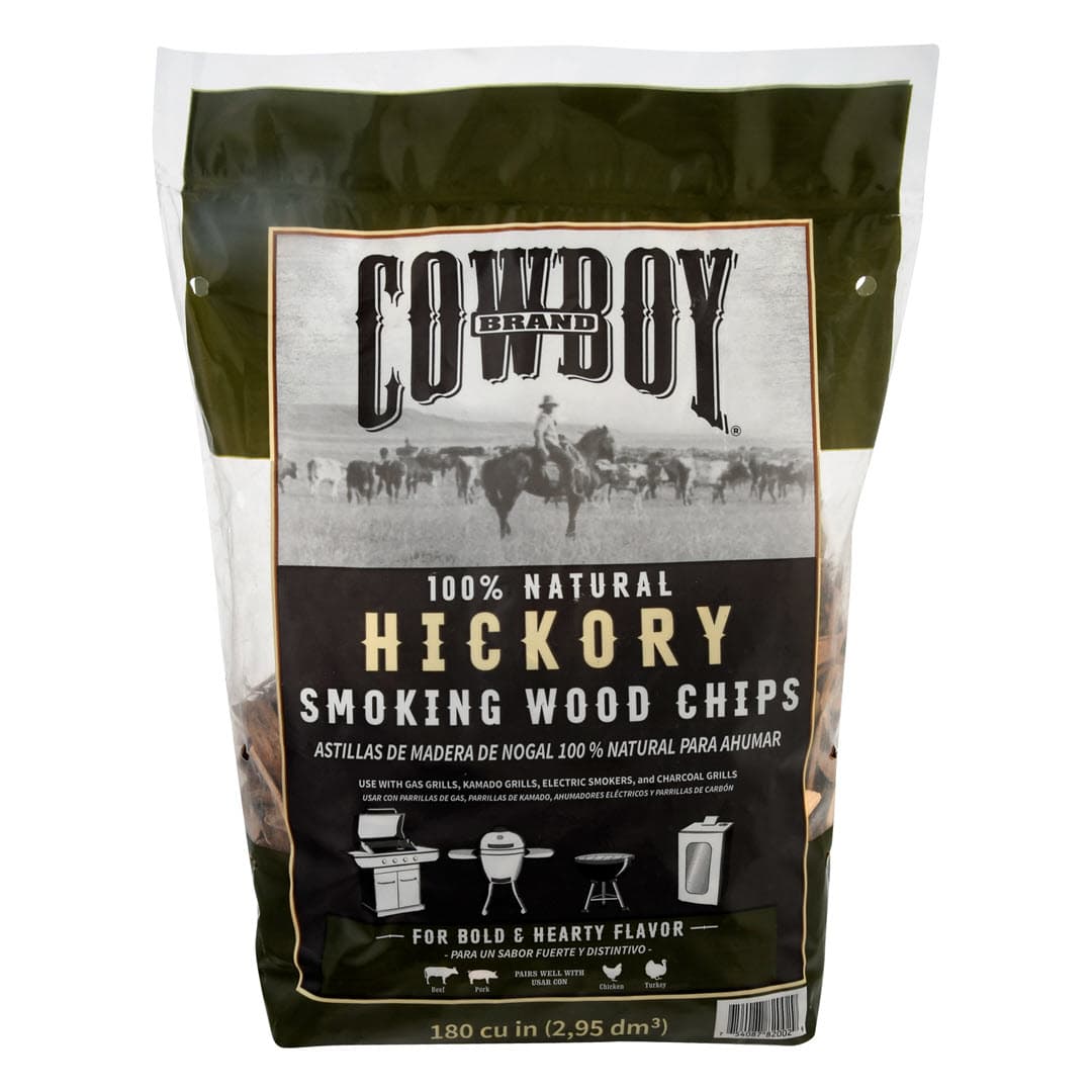 Bag of Cowboy 100% Natural Hickory Smoking Wood Chips