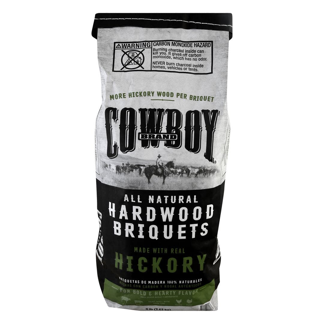 Bag of Cowboy Hickory Hardwood Briquets