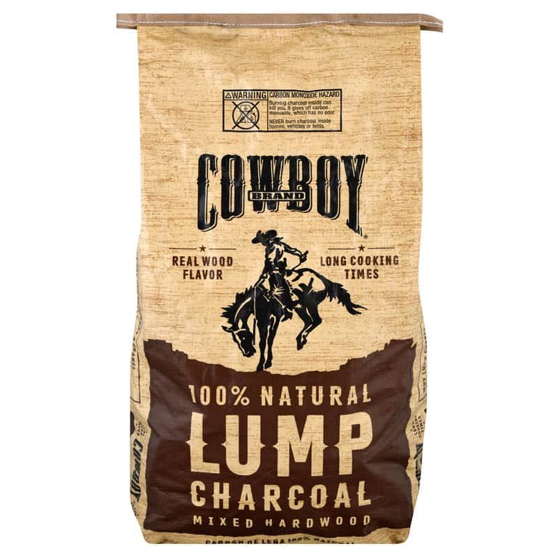 20lb bag of Cowboy Lump Charcoal