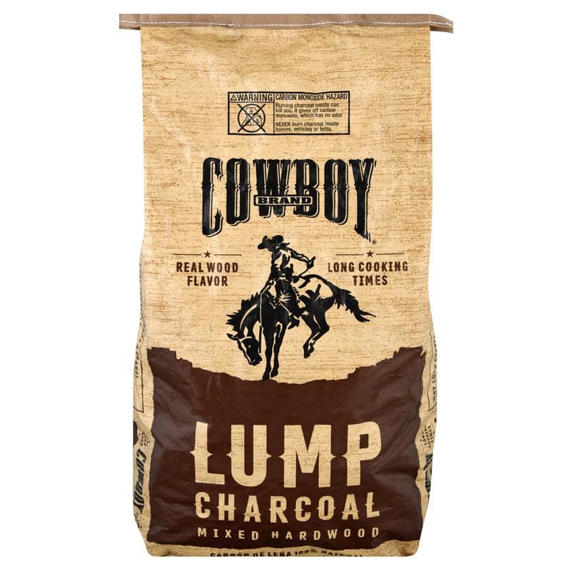 20lb bag of Cowboy Lump Charcoal real wood charcoal