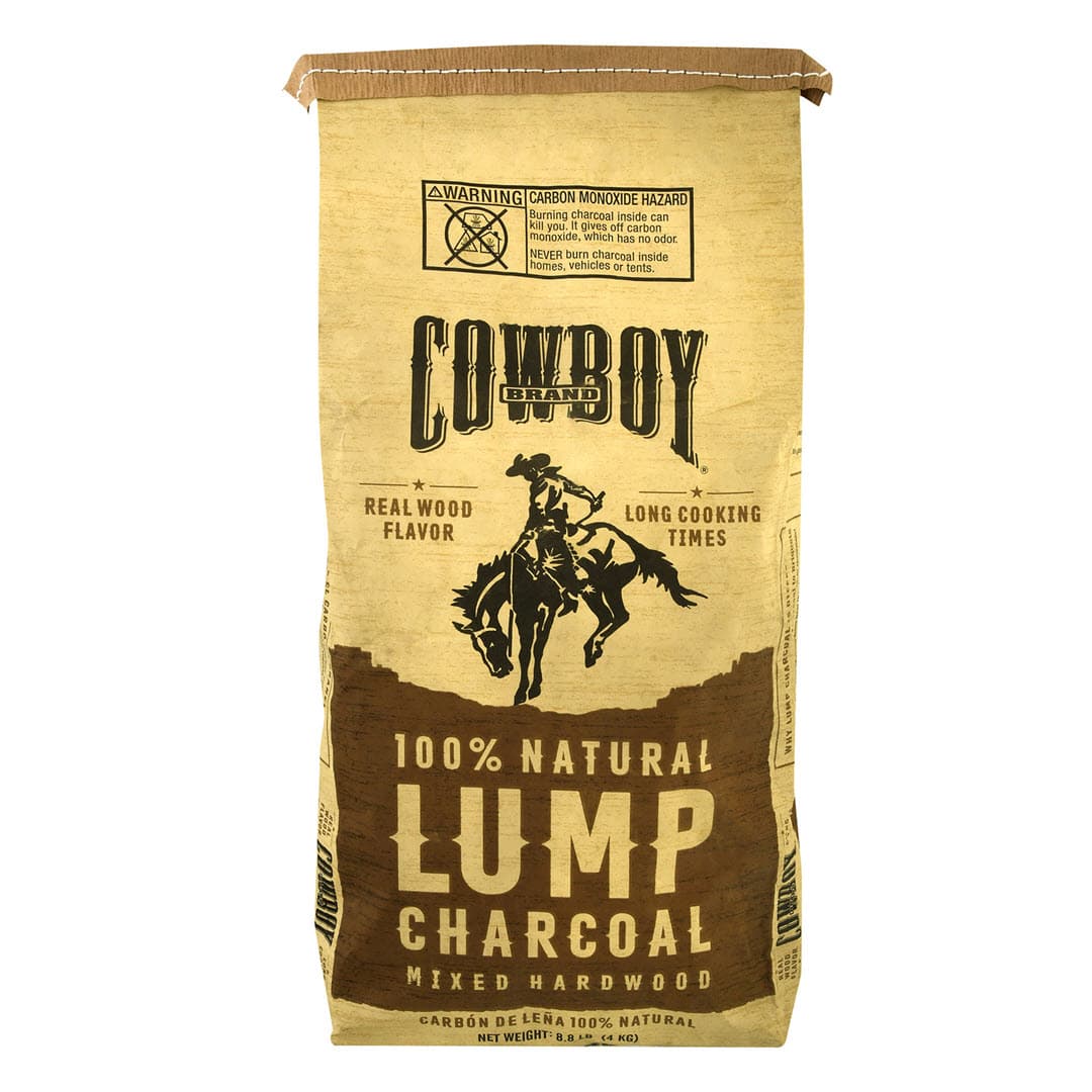 Bag of Cowboy Hardwood Lump Charcoal