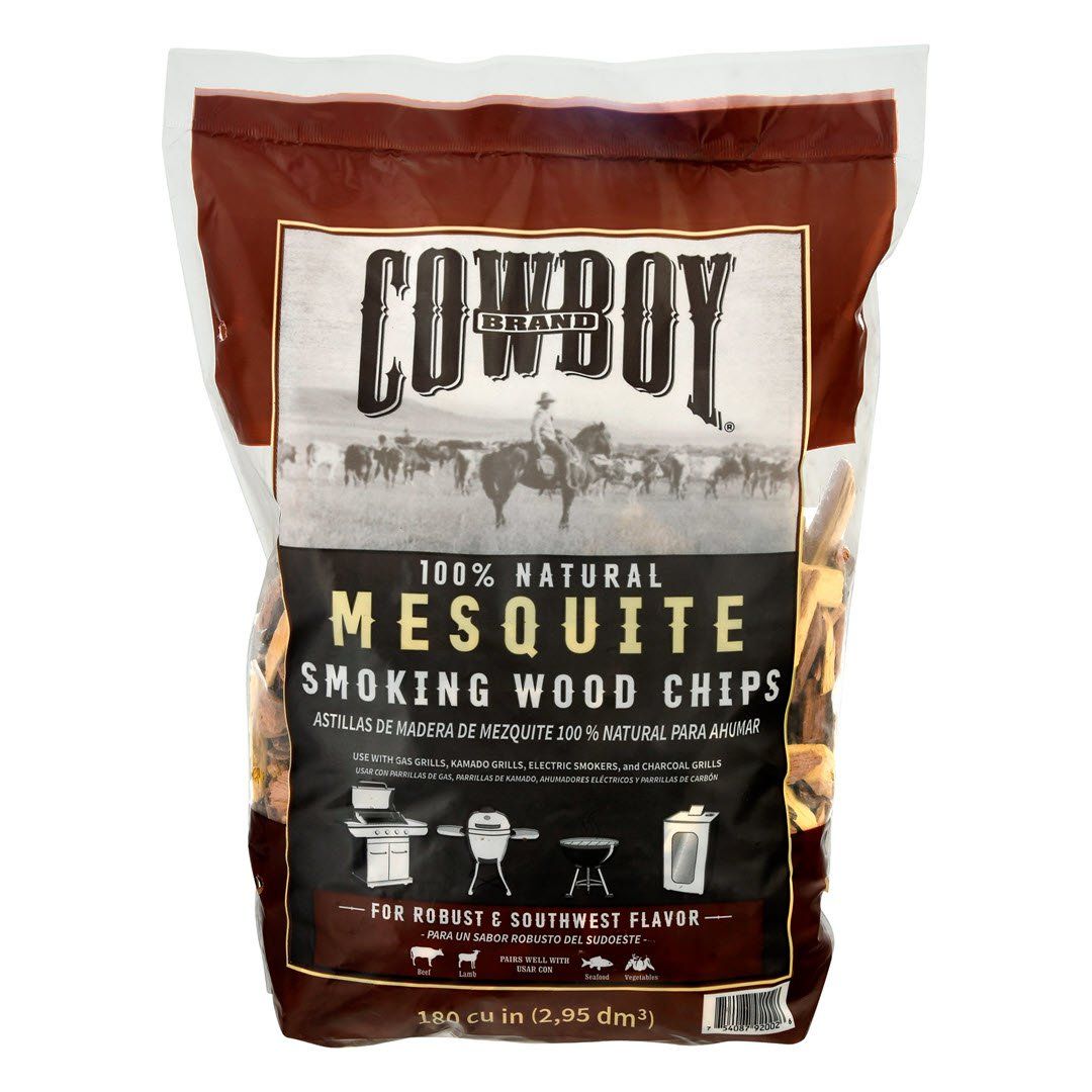 Cowboy Mesquite Smoking Wood Chips Bag