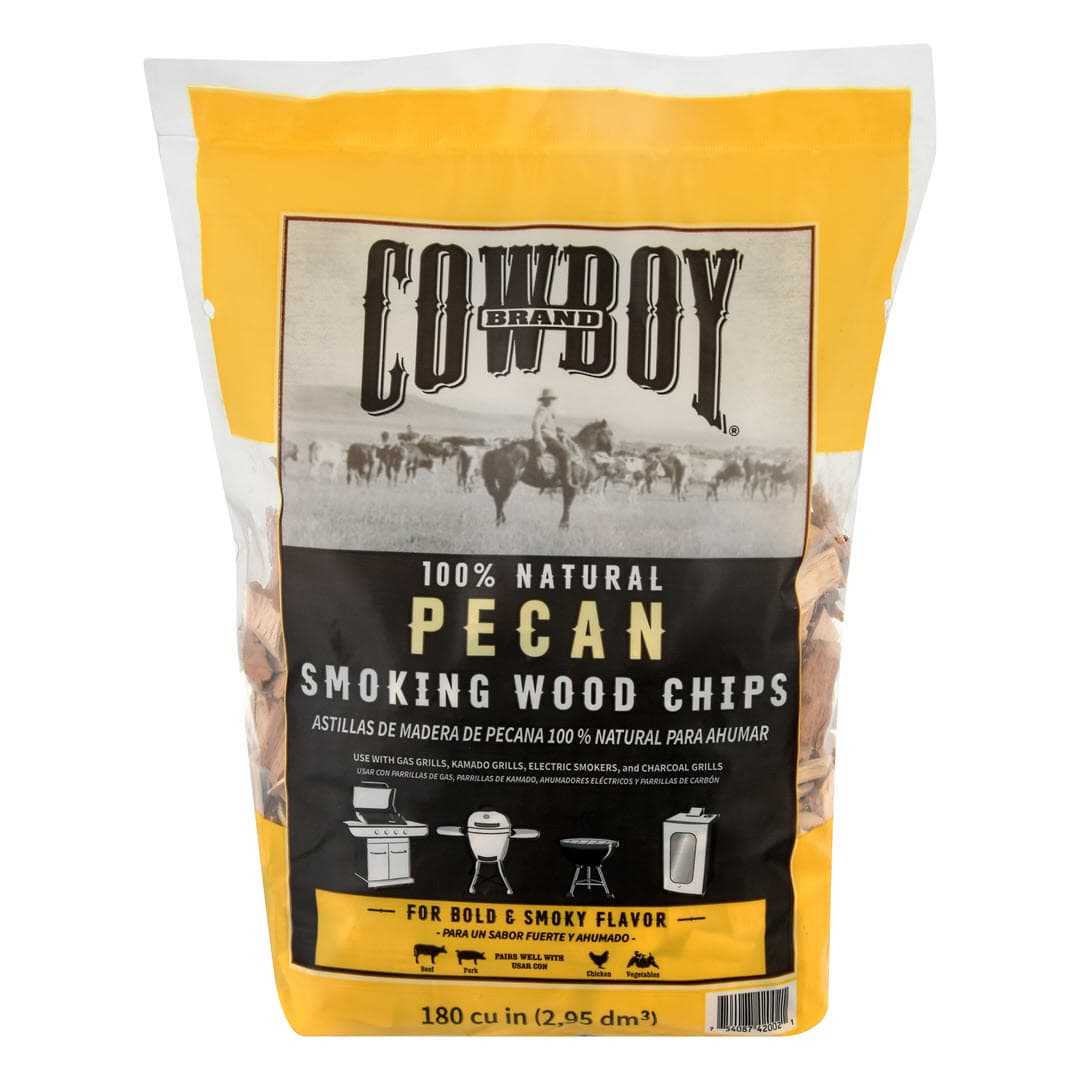 Bag of Cowboy 100% Natural Pecan Smoking Wood Chips